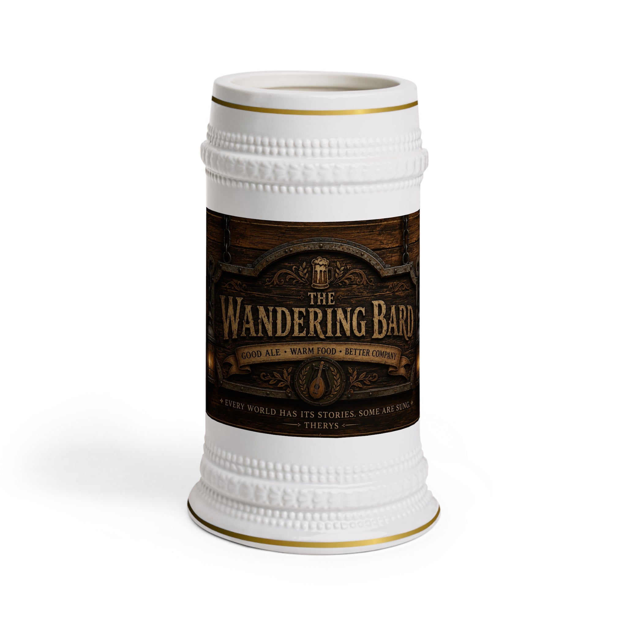 The Wandering Bard Beer Stein