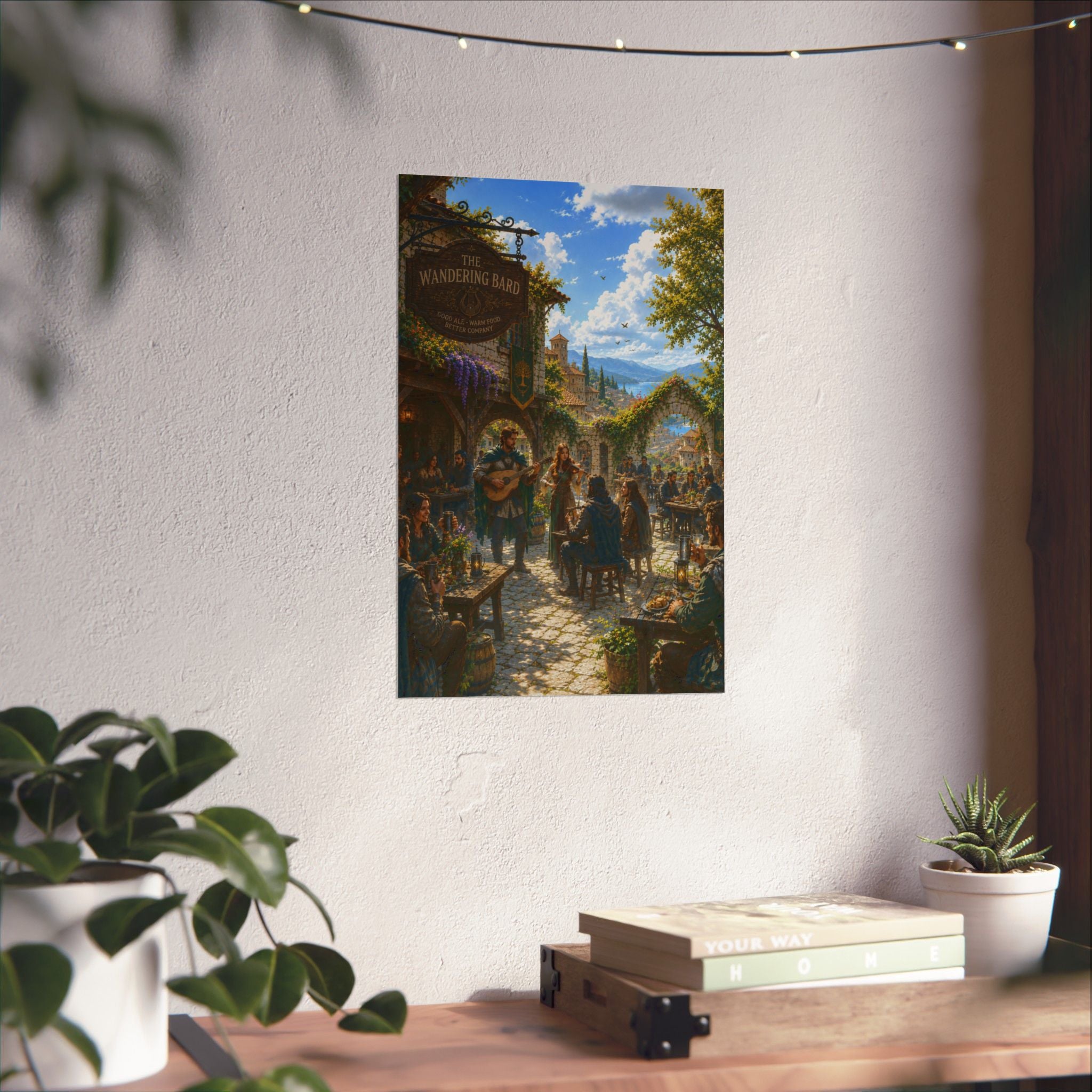 The Wandering Bard – Fantasy Tavern Poster