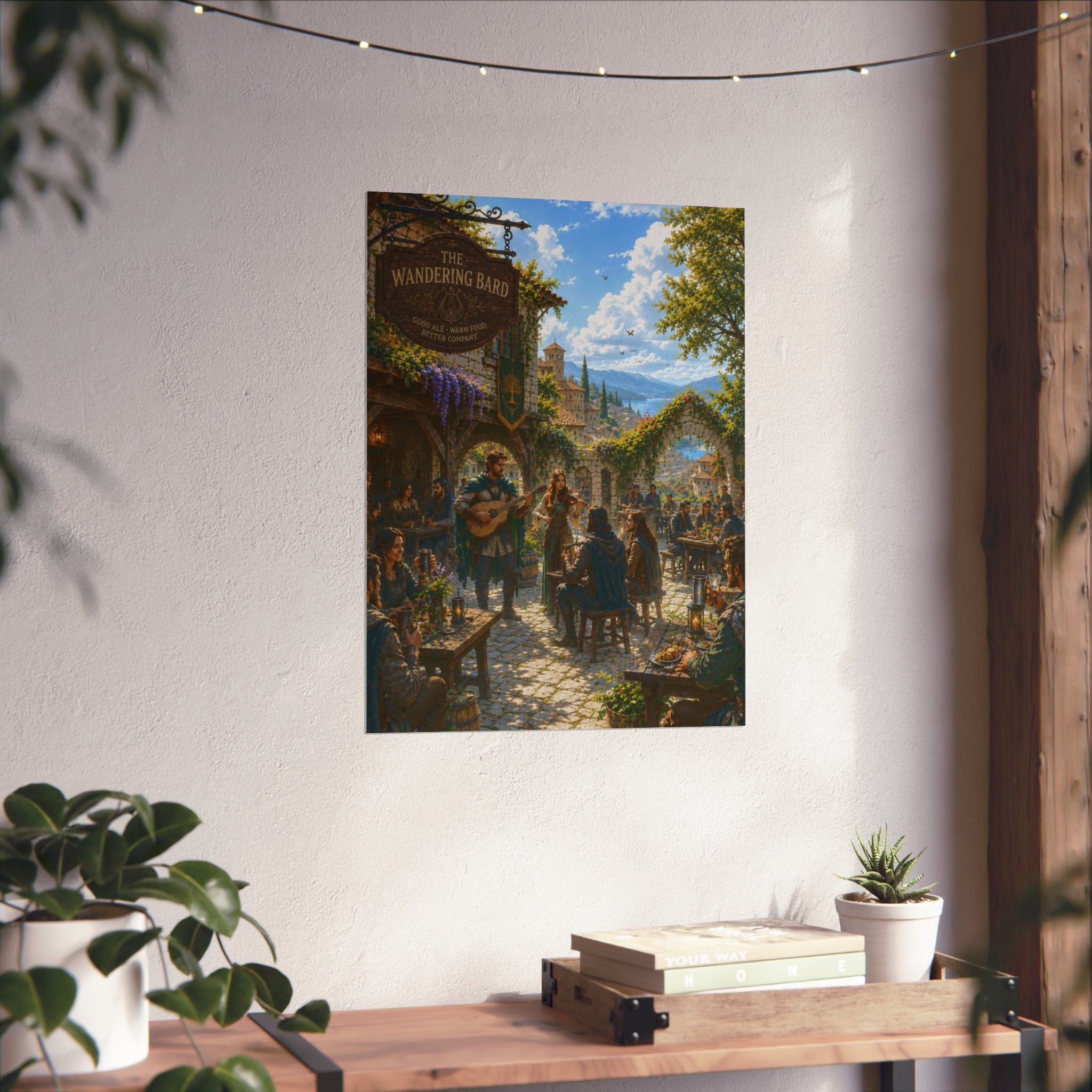 The Wandering Bard – Fantasy Tavern Poster