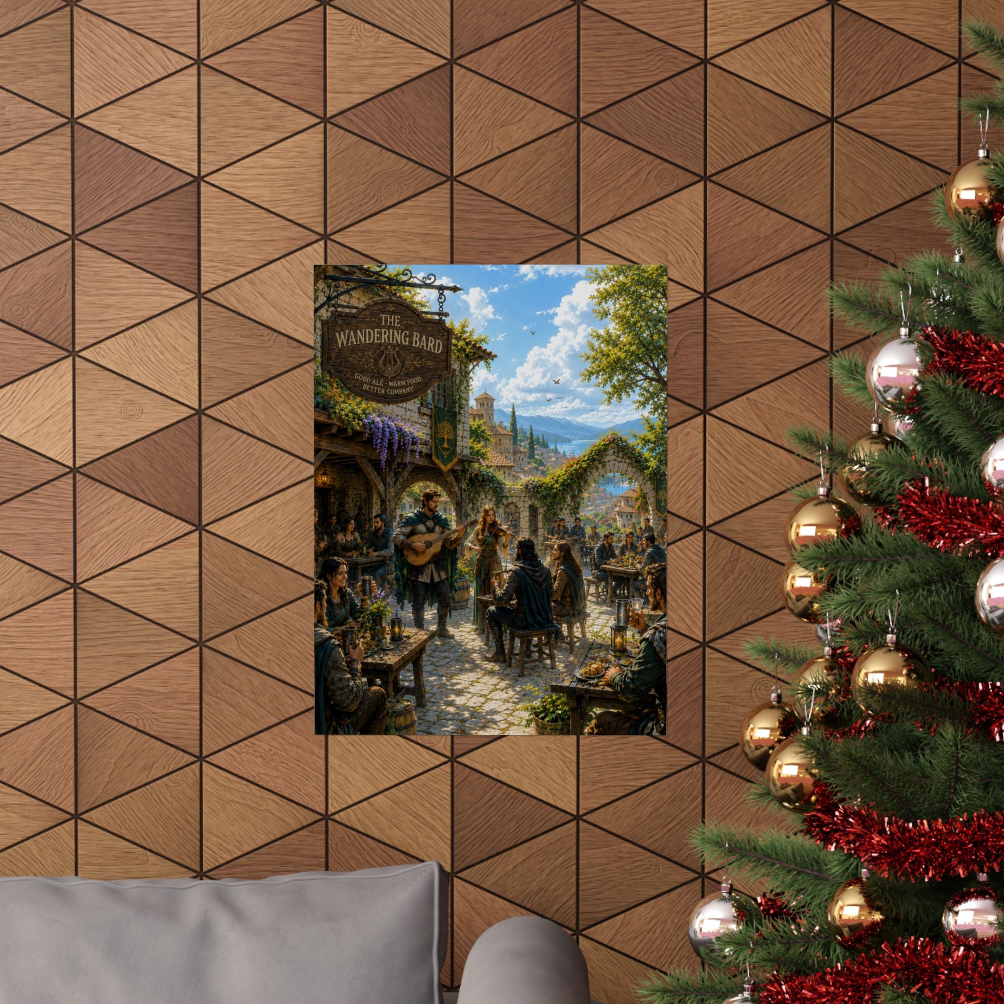 The Wandering Bard – Fantasy Tavern Poster